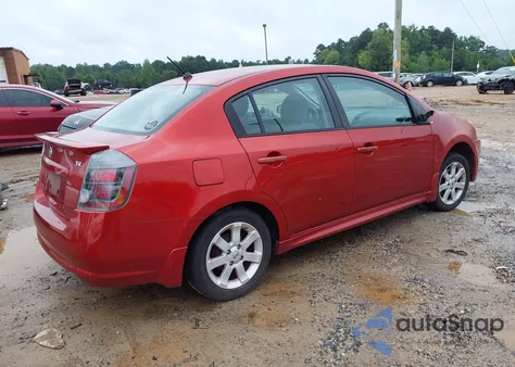 2010 Nissan Sentra 2.0Sr из США, поврежденный, VIN 3N1AB6AP8AL727245